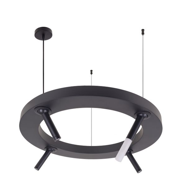 Люстра светодиодная подвесная 22W NW BK (BR-01 688S/4) | Зображення 1