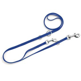 Поводок-перестежка для собак Flamingo Art Sportiv Leash 2 м х 2 см, синий