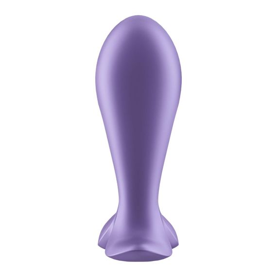 Анальна пробка Satisfyer Intensity Plug Purple силіконова водонепроникна вібропробка з 12 режимами | Зображення 3