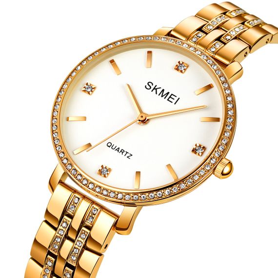 Skmei 2006GDWT Gold-White | Зображення 1