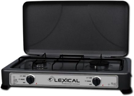 Газова плита настільна на 2 конфорки Lexical LGS-2812-2 (LGS-2812-2_908)