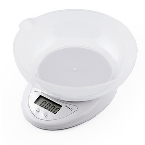 Весы кухонные с чашей Domotec B05A, 5 кг (1 г)