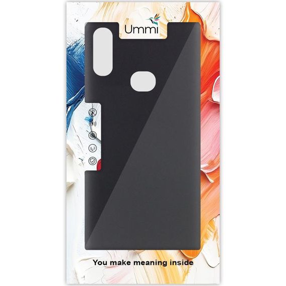 Чохол Silicone Cover Ummi Lakshmi (AA) для Samsung Galaxy A10s Чорний / Black | Зображення 1