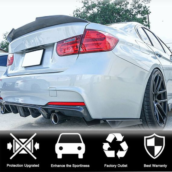 Спойлер PSM-Style V3 (для F30/F80, Карбон) для BMW 3 серія F-30/31/34 2012-2019 рр | Зображення 2