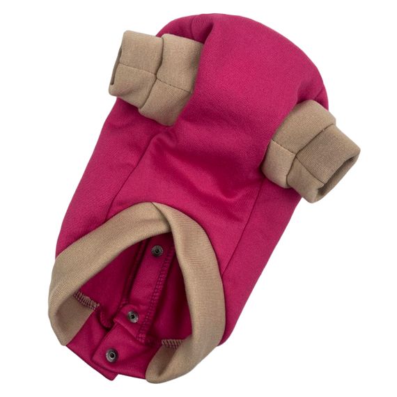 Бомбер малина беж Y-278 | Зображення 2