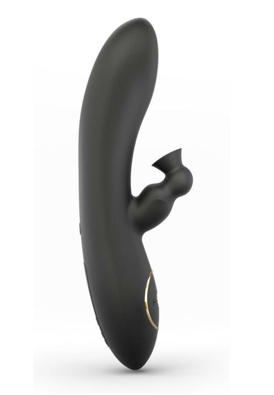 Вакуумний вібратор-кролик Dorcel DIVINE RABBIT з вібрацією, 10 режимів вібрації: 3 режими вакууму sexstyle
