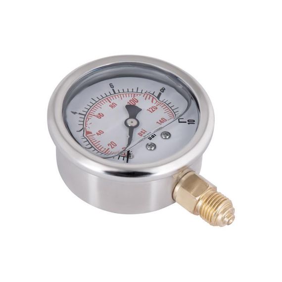 Манометр із гліцерином Thermo Alliance Forte 10 барів, 1/4"Н, нижнє під'єднання TAF170G10B | Зображення 4