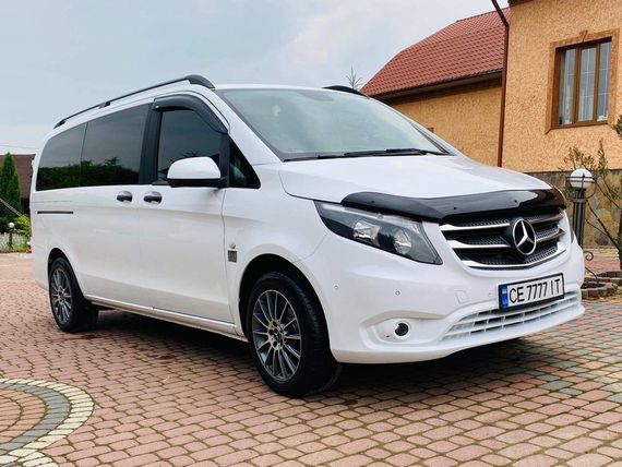Дефлектор капоту (EuroCap) для Mercedes Vito / V W447 2014-2024 рр | Зображення 1
