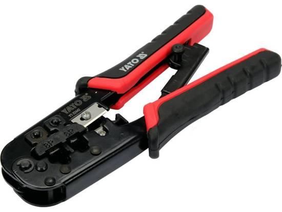 Кліщі обтискання зачистки кабелів RJ45 RJ11 8P 6P YATO YT-22442 | Зображення 2