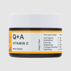 Освітлюючий крем для обличчя з вітаміном С Q+A Vitamin C Radiance Face Cream (50 g)
