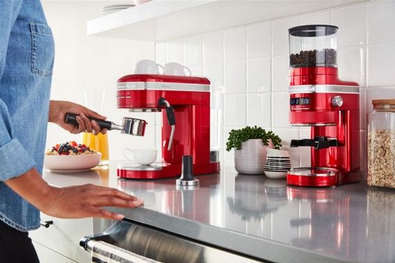 Кофемолка KitchenAid Artisan 5KСG8433EСA 150 Вт красная | Зображення 9