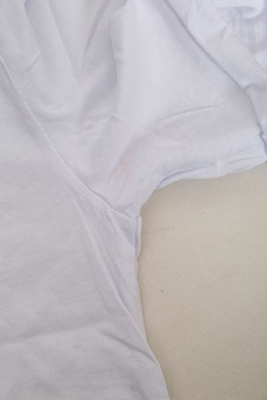 Футболка женская с принтом  -уценка, цвет белый, 238R57482-U-9 | Зображення 5