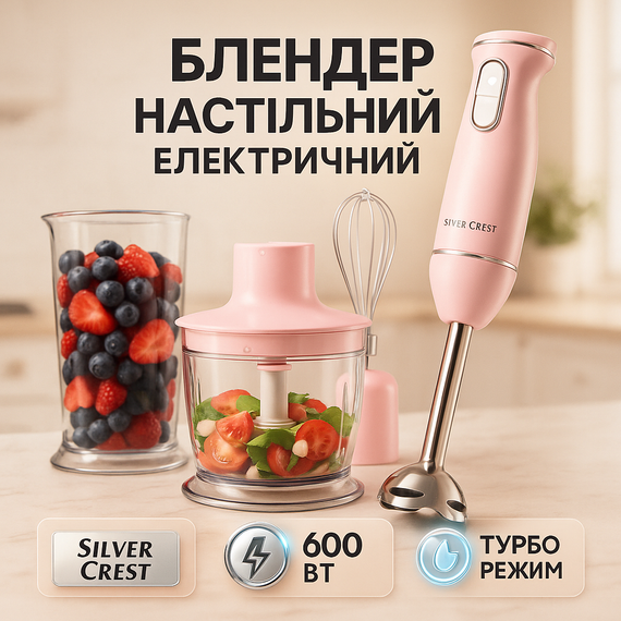 Портативний блендер для смузі, Блендер електричний для смузі, Кухонний комбайн металевий XE-68