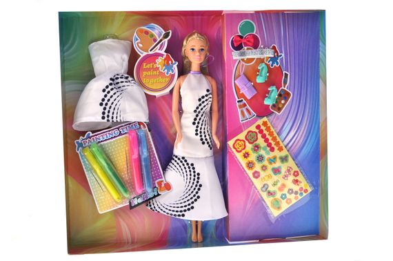 Лялька WG294 з платтям і декоруванням, в коробці р.36x6x32 см YG Toys | Зображення 3