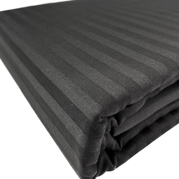 Комплект постельного белья SoundSleep Stripe Chocolate сатин-страйп семейный 160х220 см шоколад (94247992) | Зображення 3