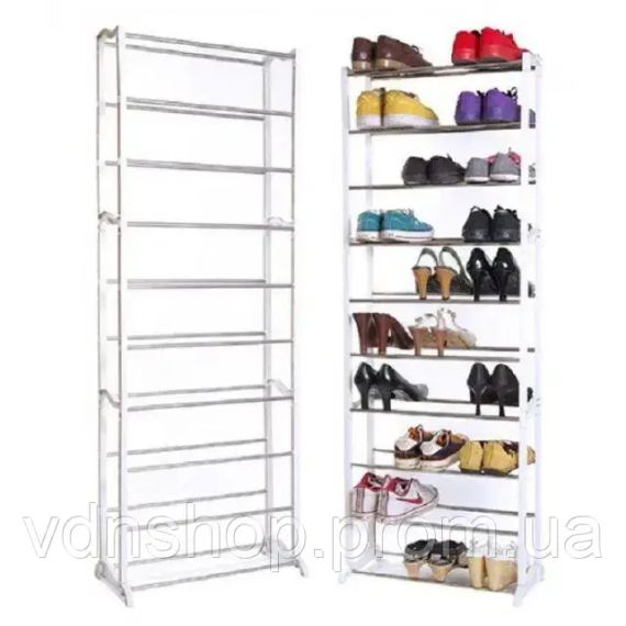 Полиця для взуття Amazing Shoe Rack на 30 пар | Зображення 1