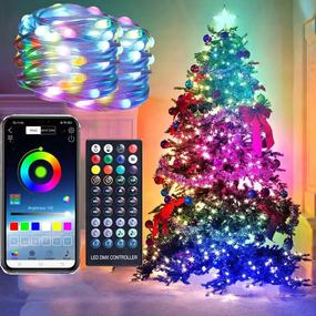 Вуличні вогні 3*10м  Smart Bluetooth App Control Світлодіодна LED гірлянда