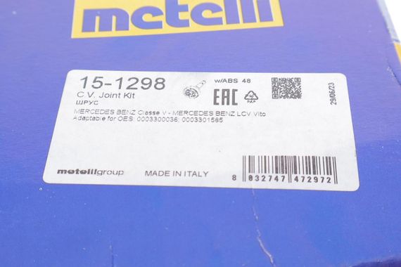 ШРКШ зовнішній Mercedes Benz Vito W638 96-03 TDI 27z 27z 60mm 98mm 64mm  +ABS48z  15-1298 | Зображення 6