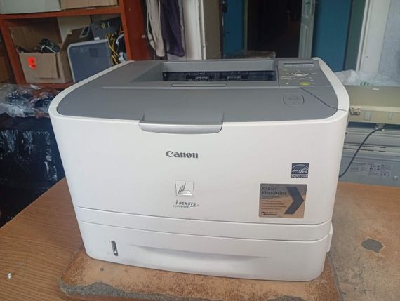 Принтер Canon i-SENSYS LBP6650dn / Лазерний монохромний друк / 600x600 dpi / A4 / 33 стор/хв / USB 2.0, Ethernet / Дуплекс б/в | Зображення 1