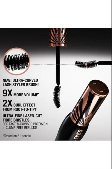 Тушь для ресниц Charlotte Tilbury Exagger-Eyes Volume Mascara Travel - Black (4 ml) | Зображення 3