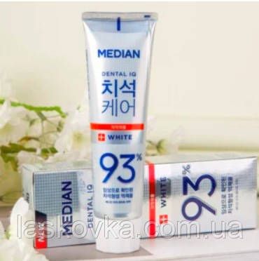 Зубна паста з дбайливим відбілюванням MEDIAN White Toothpaste, 120 g | Зображення 1