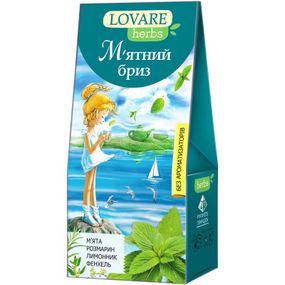 Чай Lovare HERBS "Мятный бриз" 20х1.8г (lv.16416) - Топ Продаж!
