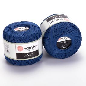 Пряжа YarnArt Violet номер цвета 0154 хлопок пряжа ярнарт виолет