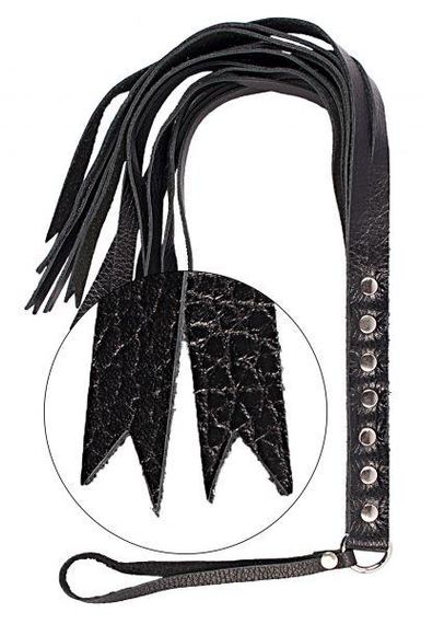 Флогер S&M Fancy Leather Floger, Black sexstyle