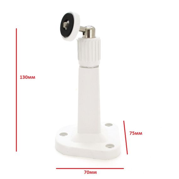 Кронштейн для камери PiPo PP- Square bracket, білий пластик, 10cm | Зображення 1