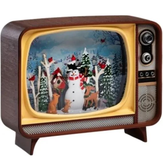 Новорічний нічник Ретро телевізор WDL-24034B XMAS