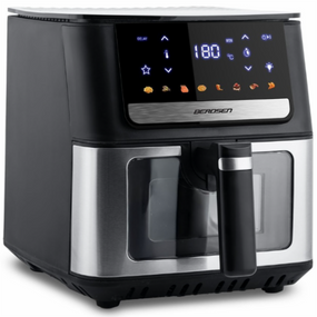 Аэрофритюрница Berdsen BD-655, черный 9 л (UA-01)