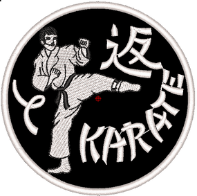 Шеврон KARATE (білий кант)
