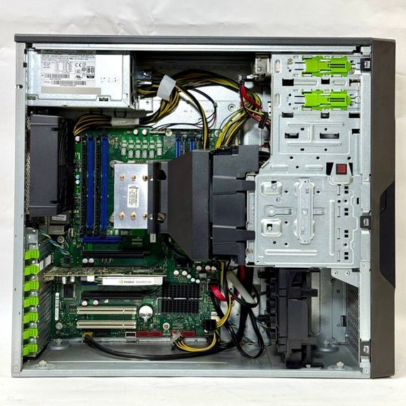 Робоча станція Fujitsu Celsius M720 Tower / Intel Xeon E5-1620 (4 (8) ядра по 3.6 - 3.8 GHz) / 32 GB DDR3 / 1000 GB HDD / nVidia Quadro 600, 1 GB GDDR3, 128-bit / 500W б/в + Подарунок Дротова миша та клавіатура | Зображення 4