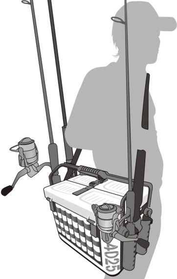 Сумка DaiichiSeiko Tackle Carrier MS 2725 Black | Зображення 2