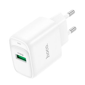 СЗУ 110-240V HOCO C140A 1xUSB, 18W, White, Blister