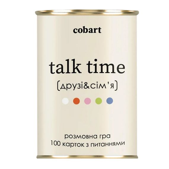 Карточная игра Talk time "Друзья и семья" СS-CG-005, 100 карточек