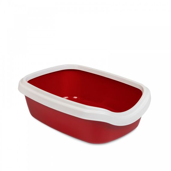 Туалет Природа Comfort M для котів бордо 41х30х13,5 см
