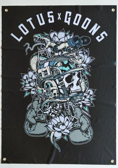 Баннер "Lotus Goons" 900х600 мм