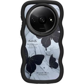 Чехол TPU Cloudy Pictures для Xiaomi Redmi A3 / Poco C61 4G Butterflies