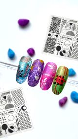 Пластина для стемпінгу Crooz 04 (6 х 6см)