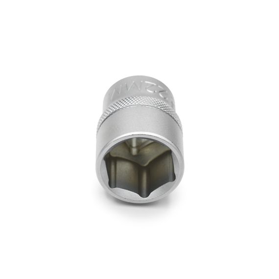 Головка торцева шестигранна, 1/2IN, коротка, SW22, RED STRIPE | Зображення 1
