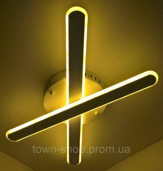 Светодиодная потолочная LED люстра 6203/2-wh Белый 8х35х60 см. | Зображення 1
