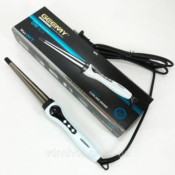 Конусна плойка для прикореневого об'єму Gemei GM-403, Плойка для волосся з комфортом RE-33 | Зображення 5