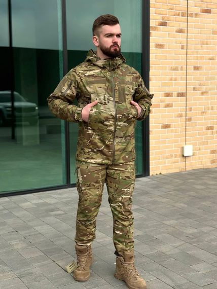 Легка Весняна Куртка Мультикам Hunter De Lux TWILL MTP Military | Зображення 4