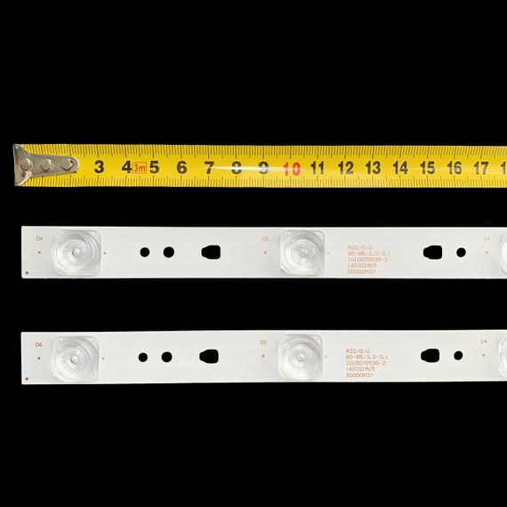 LED підсвітка TV 50" 495mm 6-led 3V LED50D6-01(A) LED50D6-ZC14AG-03 LED50D6-ZC14-01(A) 30350006201 12шт. | Зображення 4