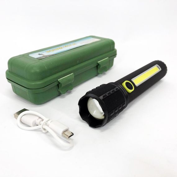 Портативний ліхтар із функцією зарядки Police TD-C82/C72-P50+COB, Ліхтар із захистом від пилу ON-32