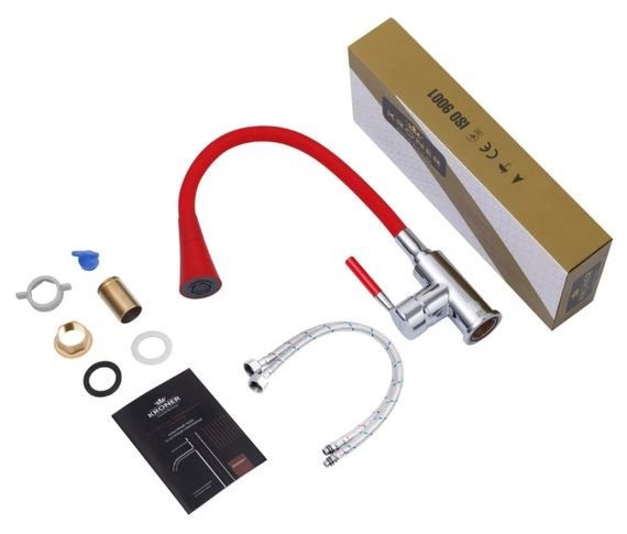 Змішувач для кухні Kroner KRM Kuche - C132RED (CV033129) | Зображення 2