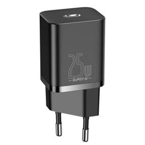 МЗП Baseus Super Si Quick Charger 25W (1USB-C) (CCSP) Чорний