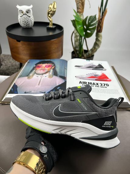 Чоловічі кросівки Air Zoom Dark Grey Black  (текстиль) A4080 45 29 - 29,5 см | Зображення 2