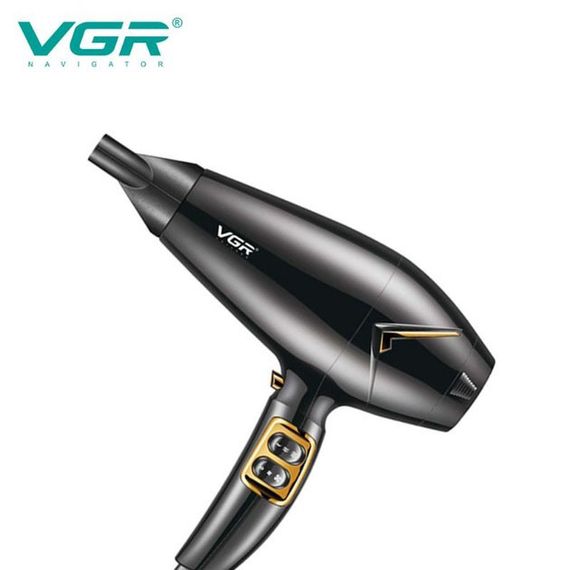 Мощный электрический профессиональный фен для волос VGR V-423 1800-2200W, Женский фен для волос | Зображення 7